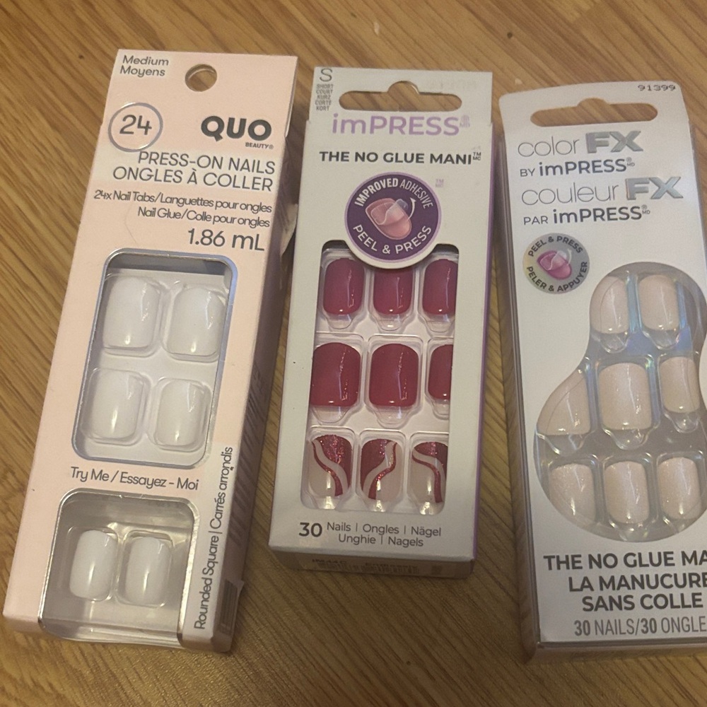 imPRESS Burgundy Press-On Nails